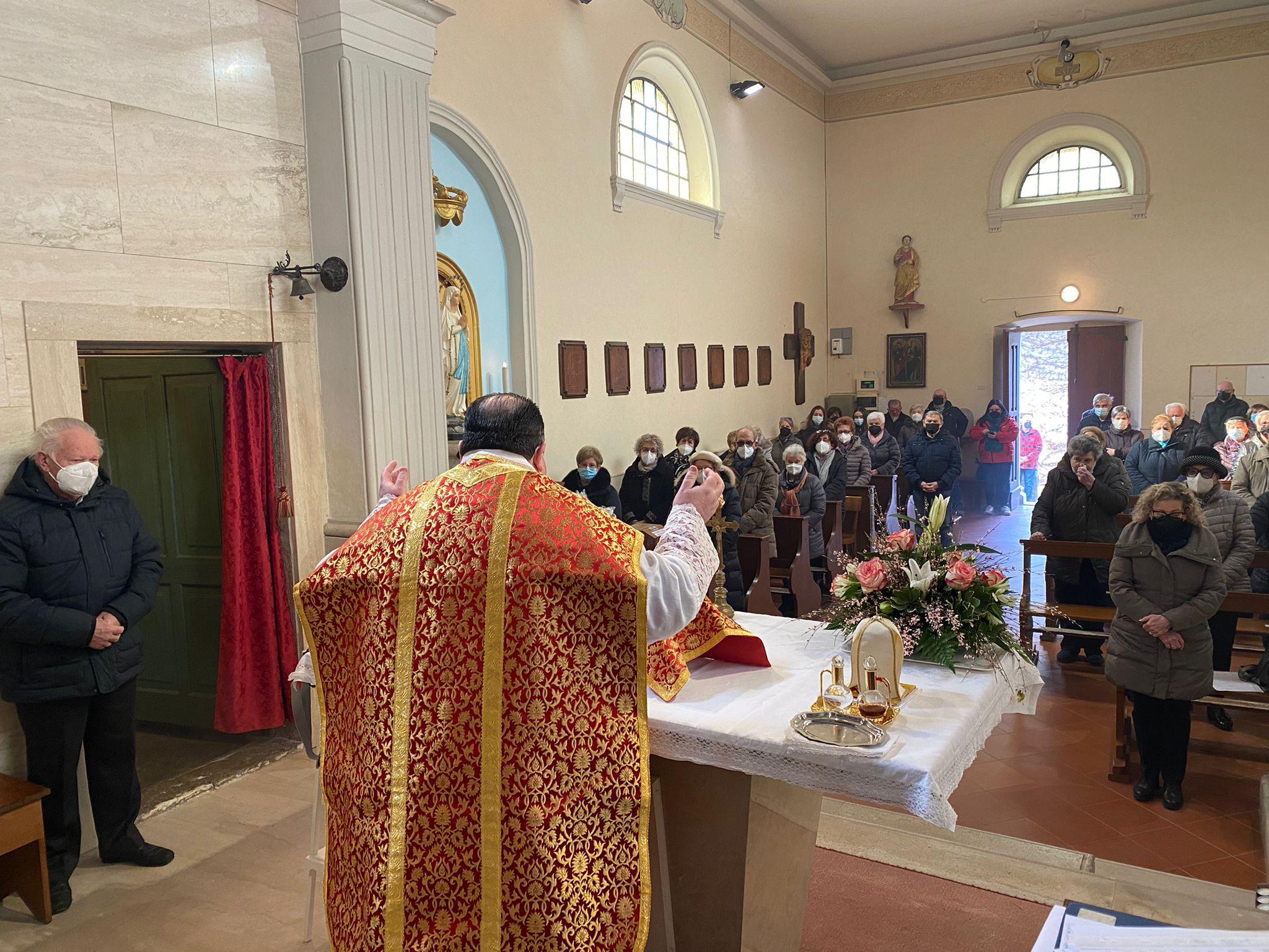 Immagine per Polazzo festeggia Sant'Agata, gremita la chiesa riaperta dopo due anni